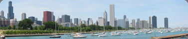 View from the Chedd Aquarium, Chicago, USA (2002)