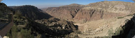 Panoramic View of the Dana Nature Reserve, Jordan (2010)