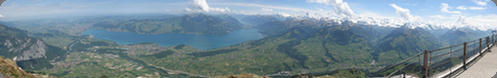 View from Mount Niesen over Lake Thun, Switzerland (2007)