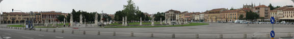 View of Prato della Valle, Padova, Italy (2009)