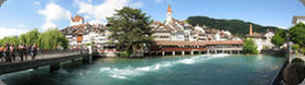 Panoramic View of Thun, Switzerland (2009)