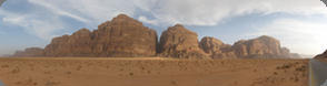 Panoramic View of Wadi Rum, Jordan (2010)
