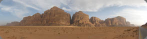 Panoramic View of Wadi Rum, Jordan (2010)